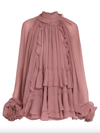 Chloé, Ruffled Silk Minidress