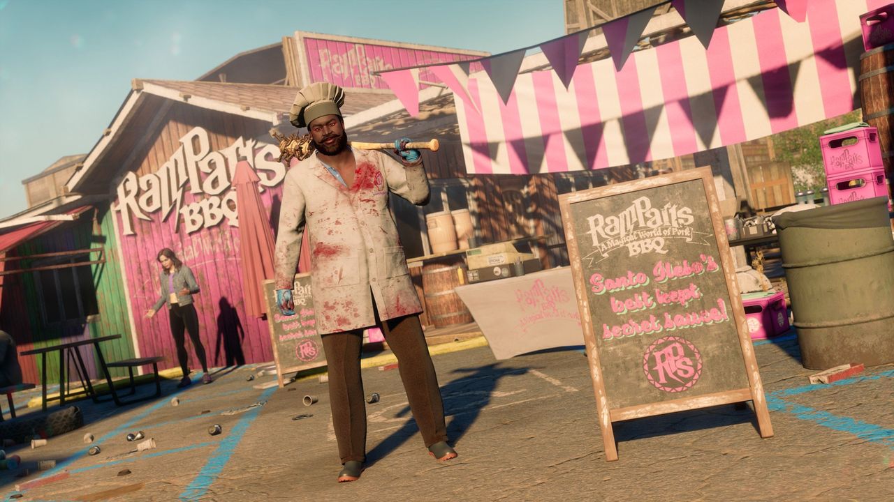 Image of Saints Row (2023) and character customization.