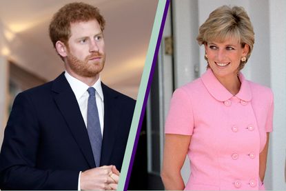 Prince Harry Princess Diana anniversary of her death - Prince Harry and Princess Diana side by side in a Goodto Template
