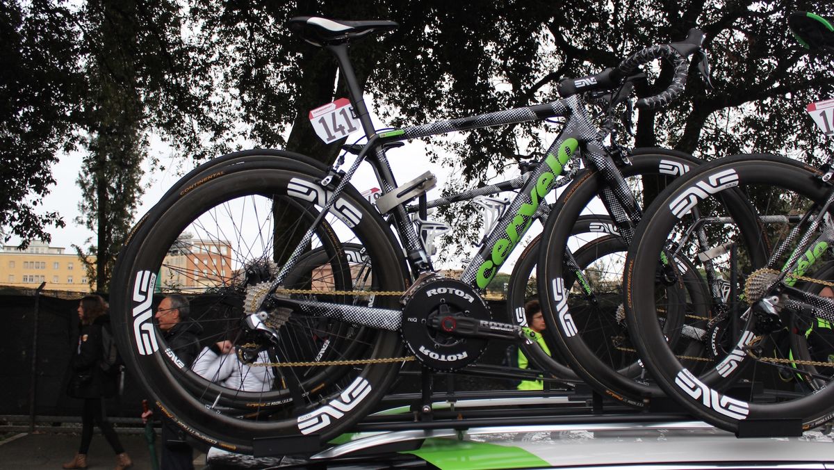 Edvald Boasson Hagen rode the new Cervelo R5