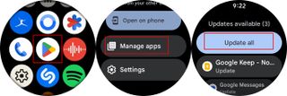 Steps to update apps for Wear OS