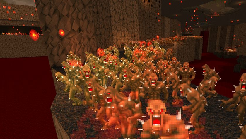 The very first wave of enemies in Okuplok&#039;s Slaughter Map for Doom