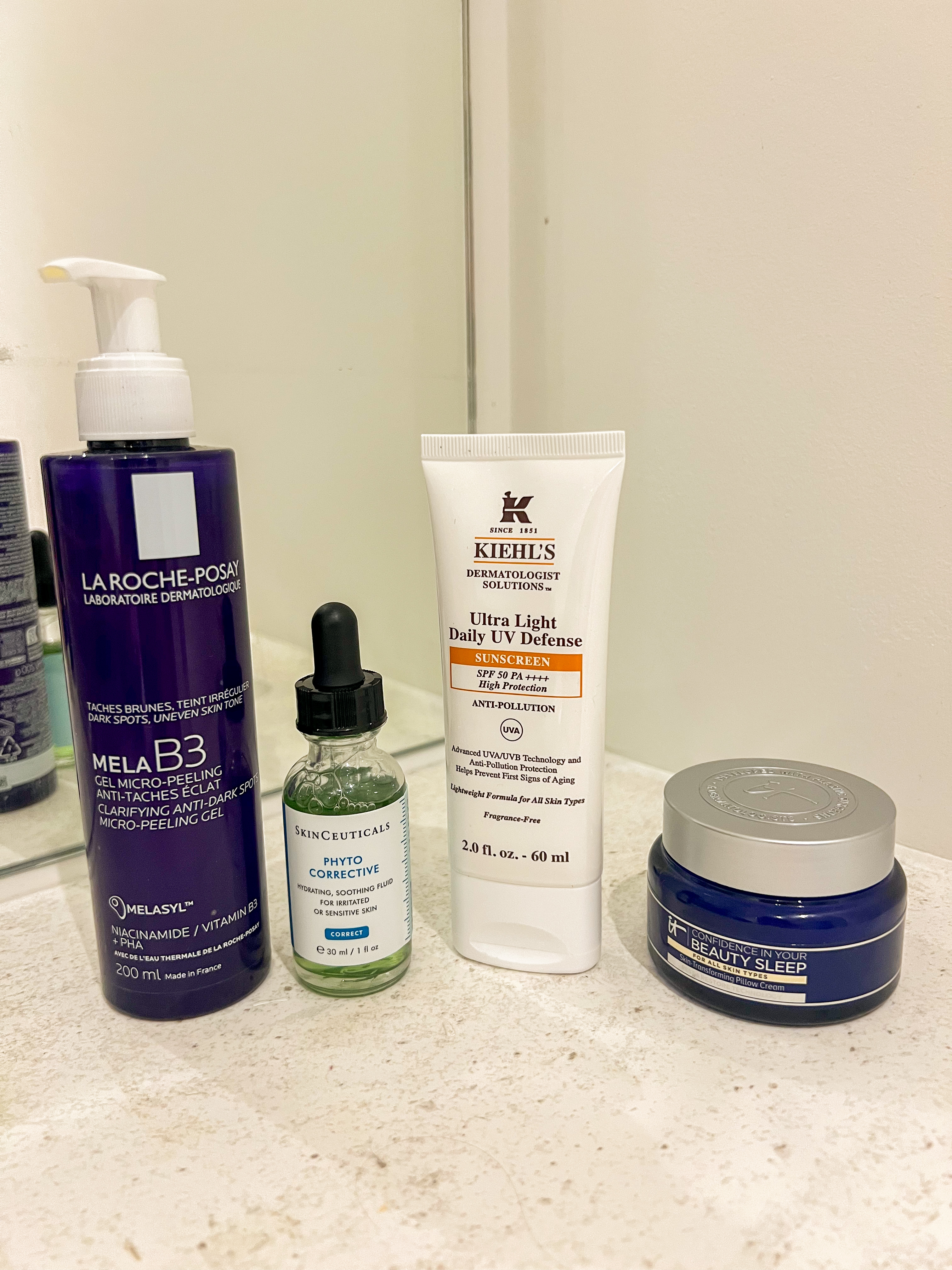Becky Spicer's Noli skincare routine - testing products