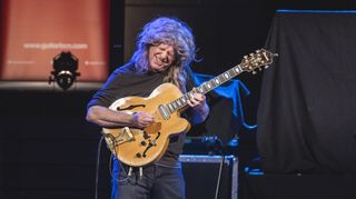 Pat Metheny performs at the Guitar BCN Festival in Barcelona, Spain on June 21, 2022