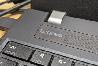 Lenovo logo on ThinkPad