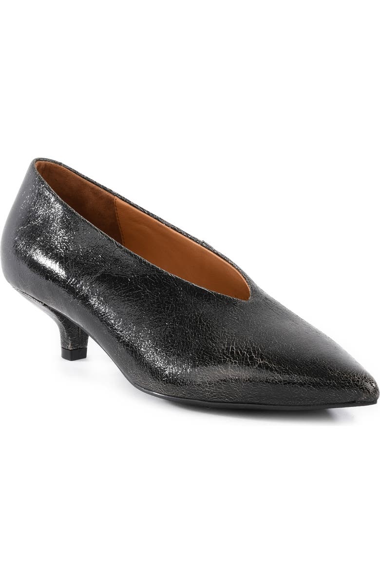 Libertine Pointed Toe Kitten Heel Pump