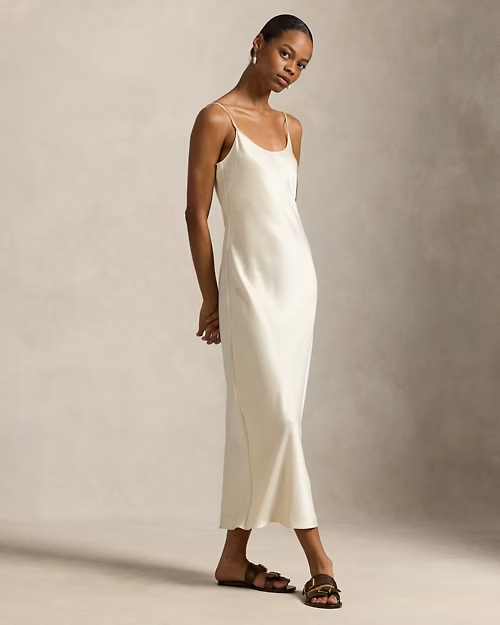 Polo Ralph Lauren, Satin Slip Dress