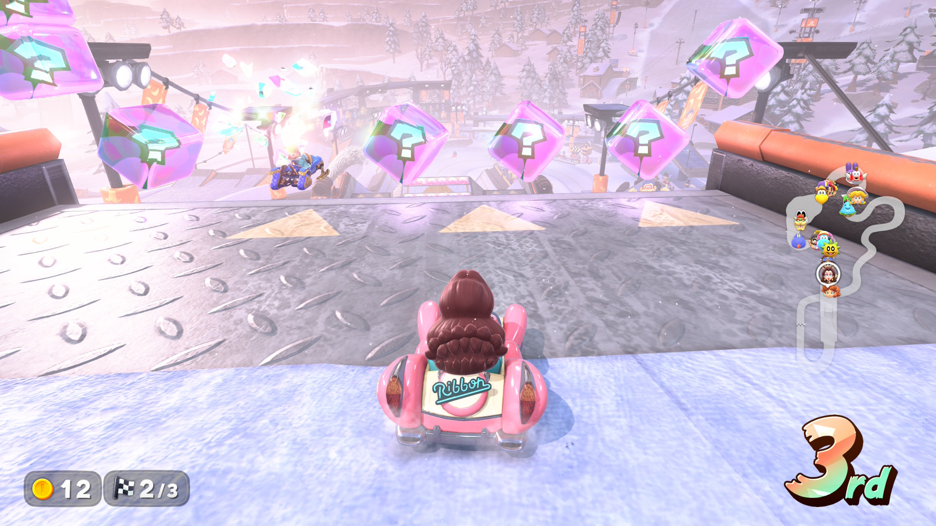 Item boxes in Mario Kart World