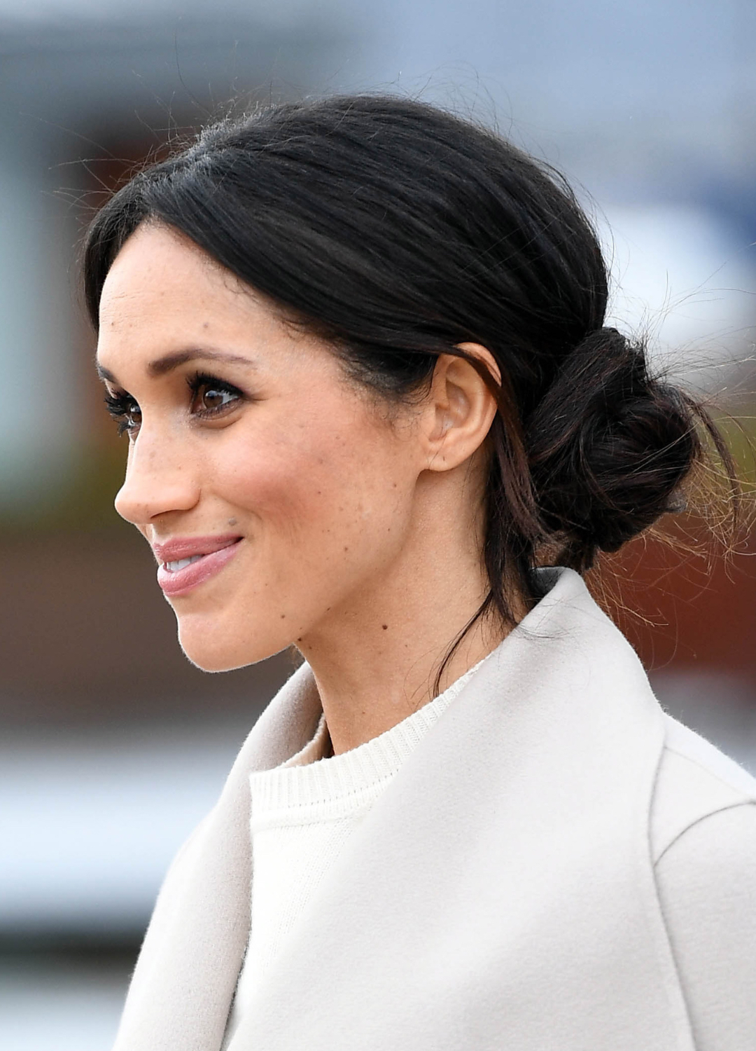 Prince Harry and Meghan Markle during a visit to Titanic Belfast maritime museum on March 23, 2018 in Belfast, Nothern Ireland