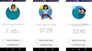 Setting a sleep schedule in the Fitbit mobile app