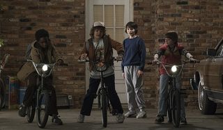 stranger things kids on bikes