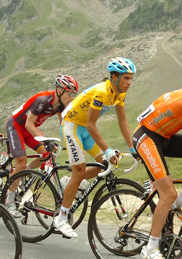Alberto Contador was never under pressure today.