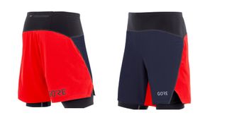 Gore R7 2in1 Shorts on white background