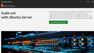 Website screenshot for Ubuntu Server