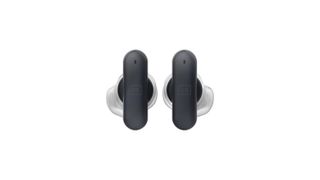 Ultimate Ears UE Fits review: earbuds in black on a white background