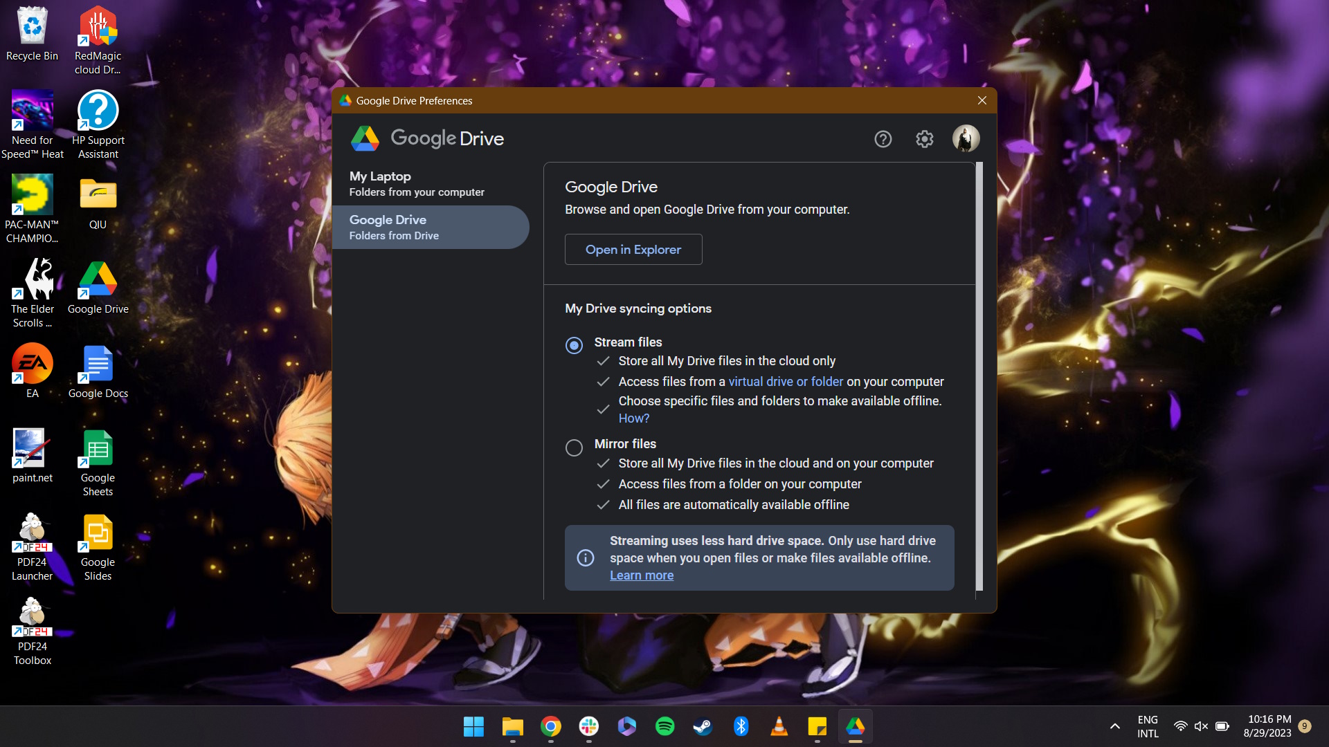 How to set up and use the Google Drive for Desktop app