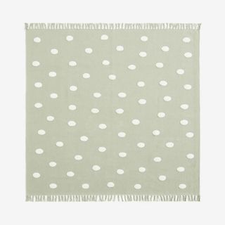 Cotton Rug With Tufted Dots