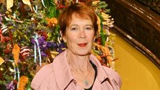 Celia Imrie attends the unveiling of the Burberry and Claridge's 2025 Christmas Tree