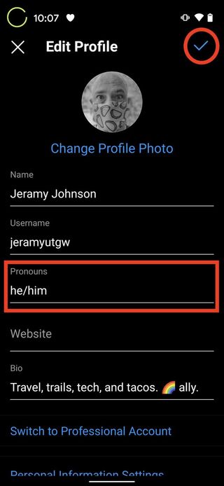 How To Change Pronouns Instagram 6