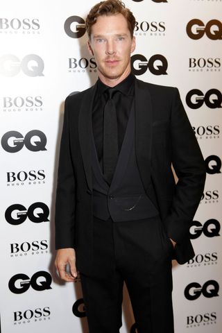 Bendict Cumberbatch at The GQ Men Of The Year Awards, 2014