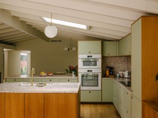 A mid-century modern kitchen