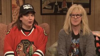 Mike Myers and Dana Carvey on SNL