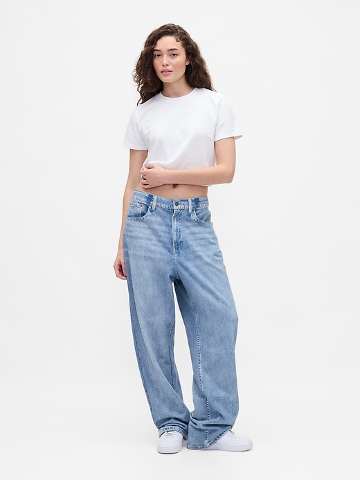 Gap × BÉis Knit Denim Baggy Jeans