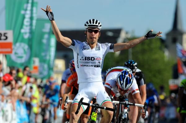 Giovanni Visconti (ISD) took the sprint win in Luxembourg