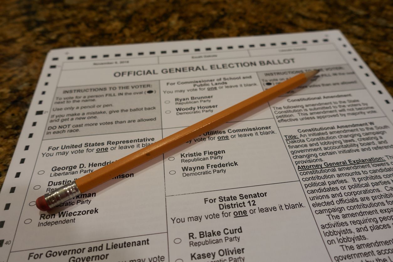 Election ballot.