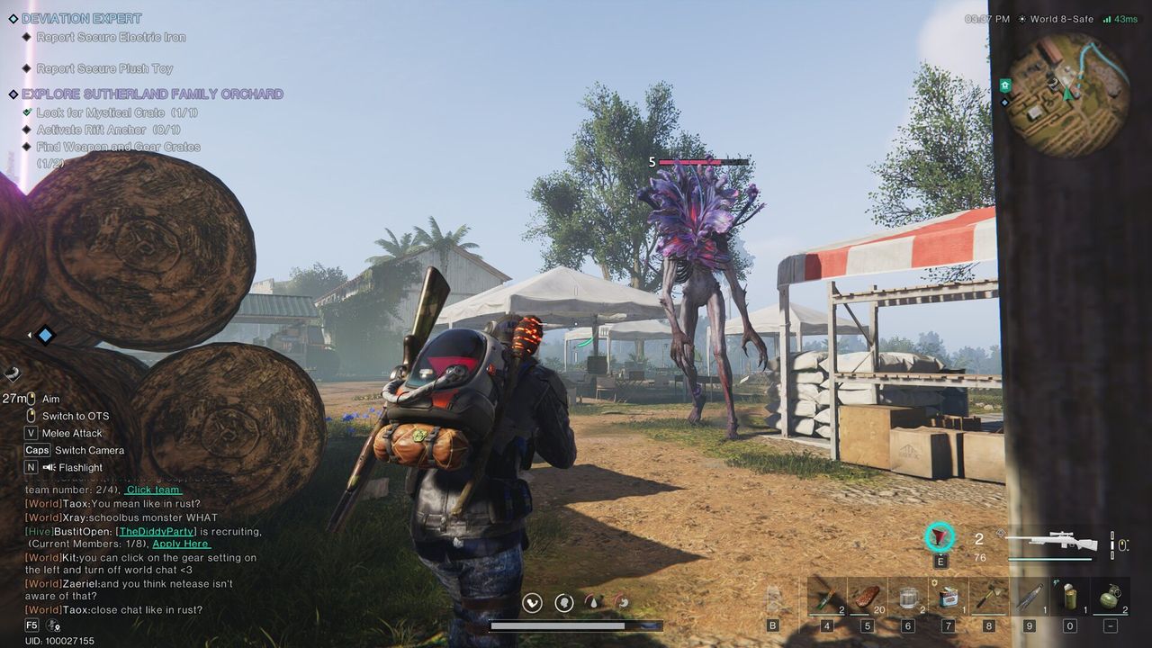 Once Human demo gameplay screenshots
