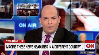 Brian Stelter imagines Trump as a foreign leader
