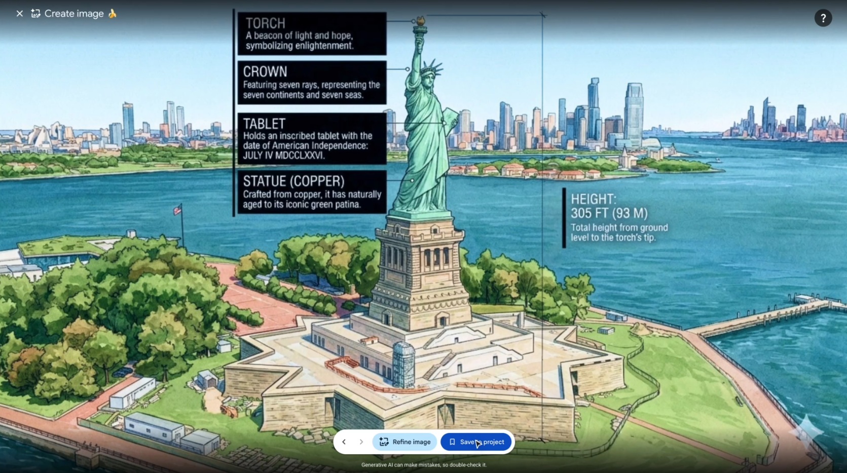 Nano Banana 2 in Google Earth can create infographics for users using Gemini's search capabilities.