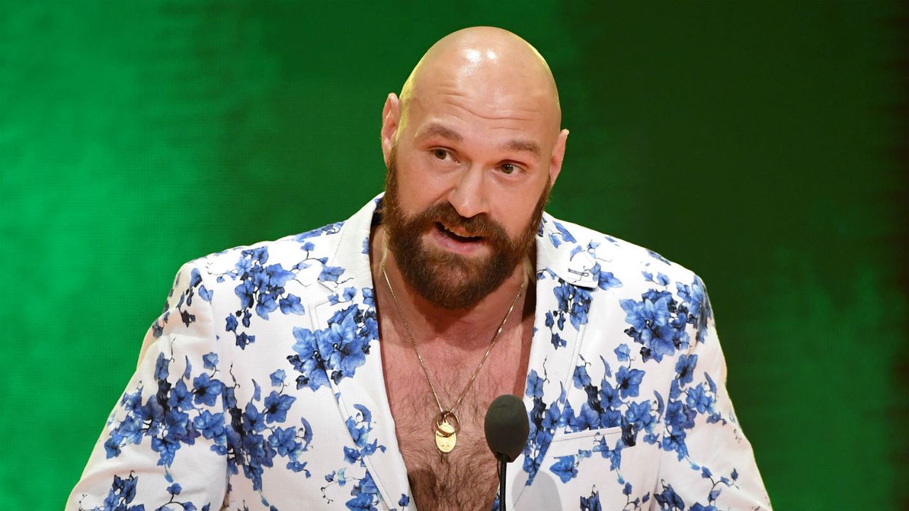 British heavyweight boxer Tyson Fury 