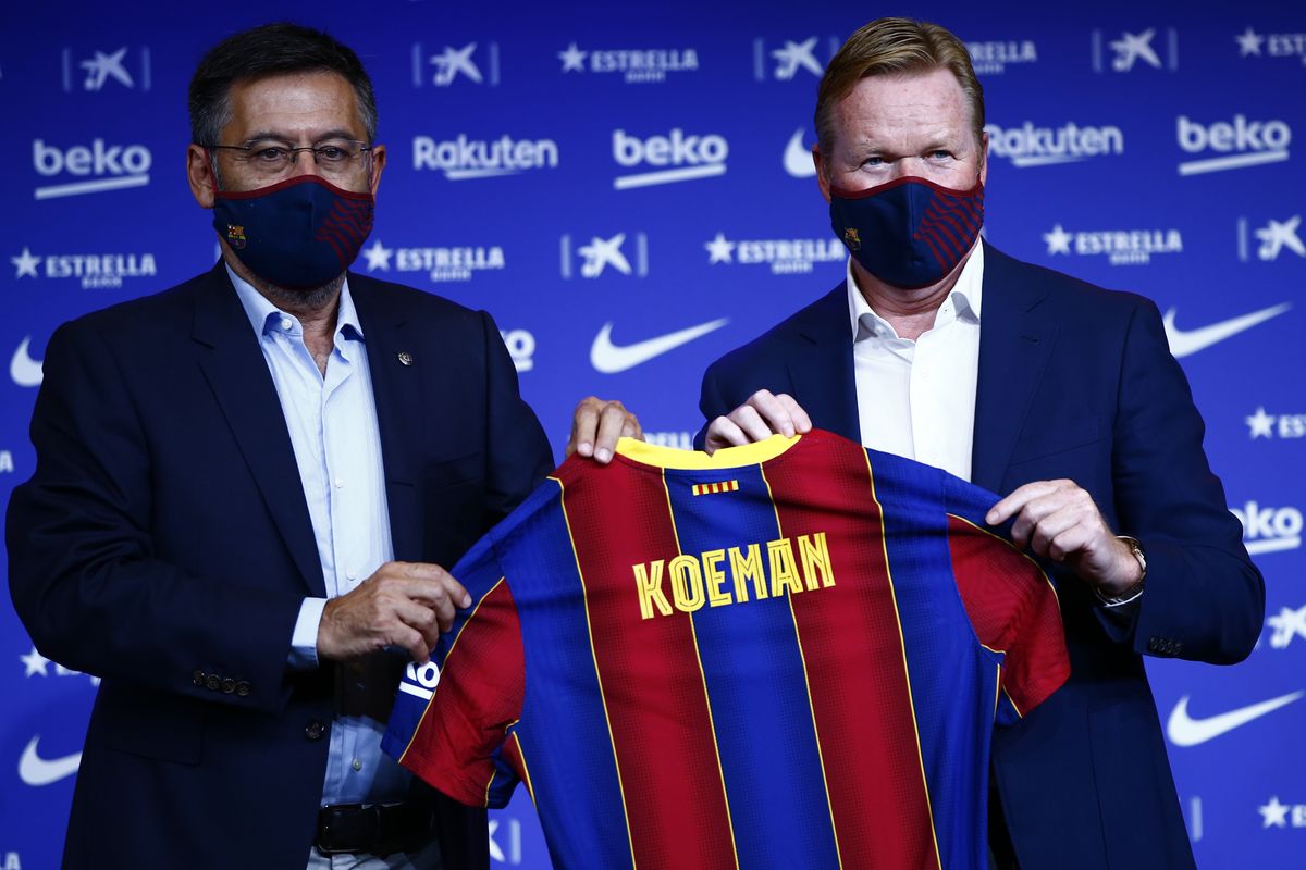 Spain Soccer Barcelona Koeman