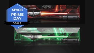 A pair of Force FX Lighsabers. 