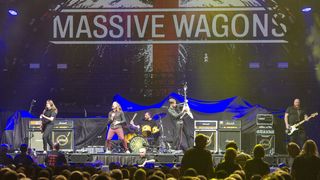 Massive Wagons performing live