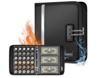 Fireproof Coin and Currency  Collection Book with Lock