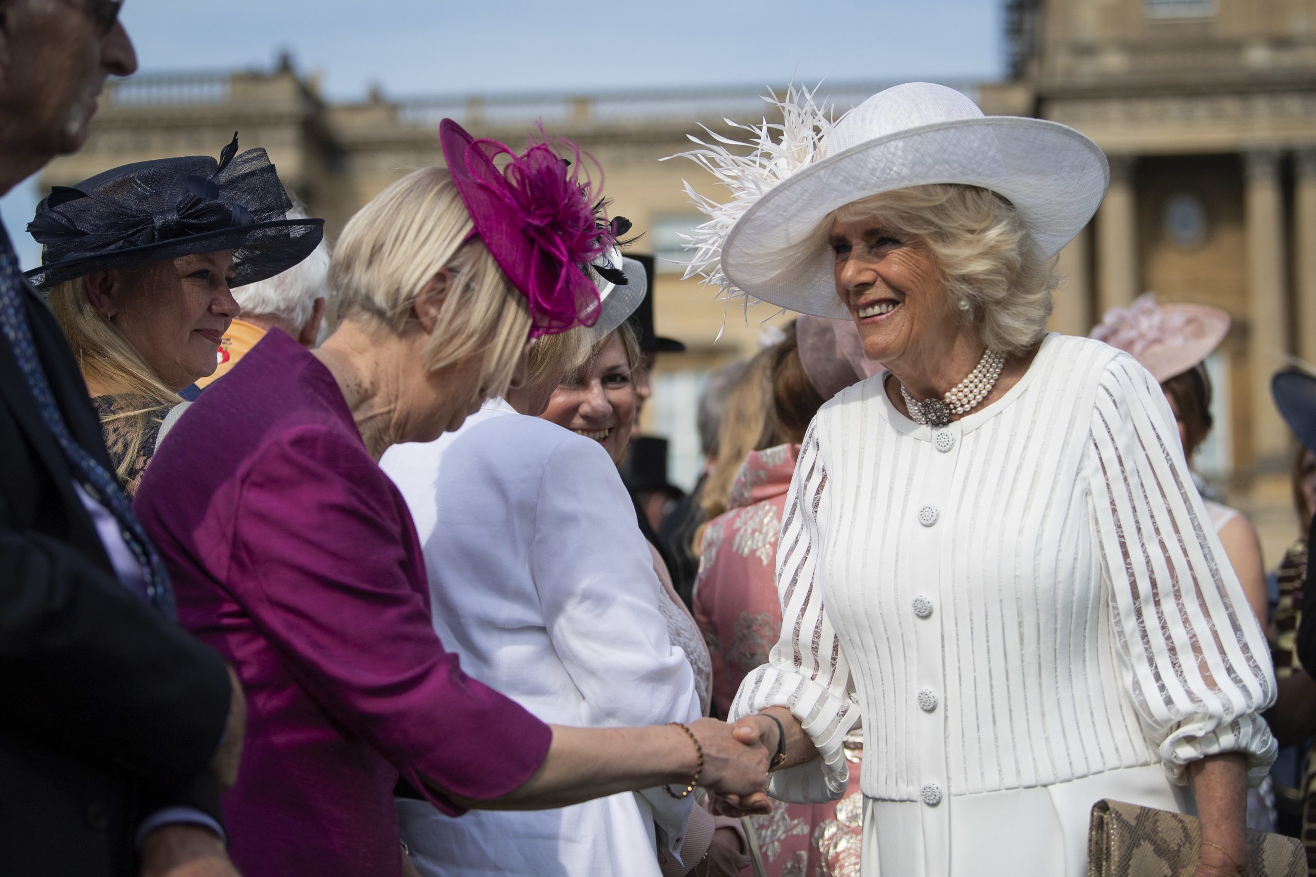 The Duchess Of Cornwall Looked Amazing At A Buckingham Palace Garden Party Woman Home