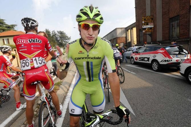 Elia Viviani after winning the 2014 Coppa Bernocchi.