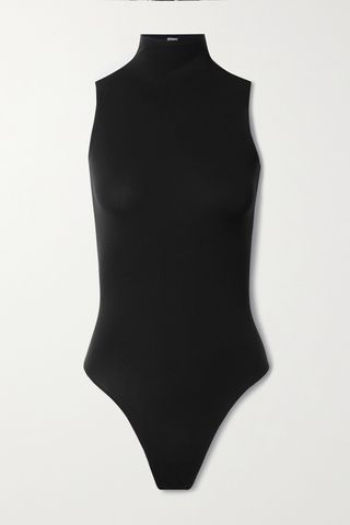 Ballet Stretch-Jersey Thong Bodysuit