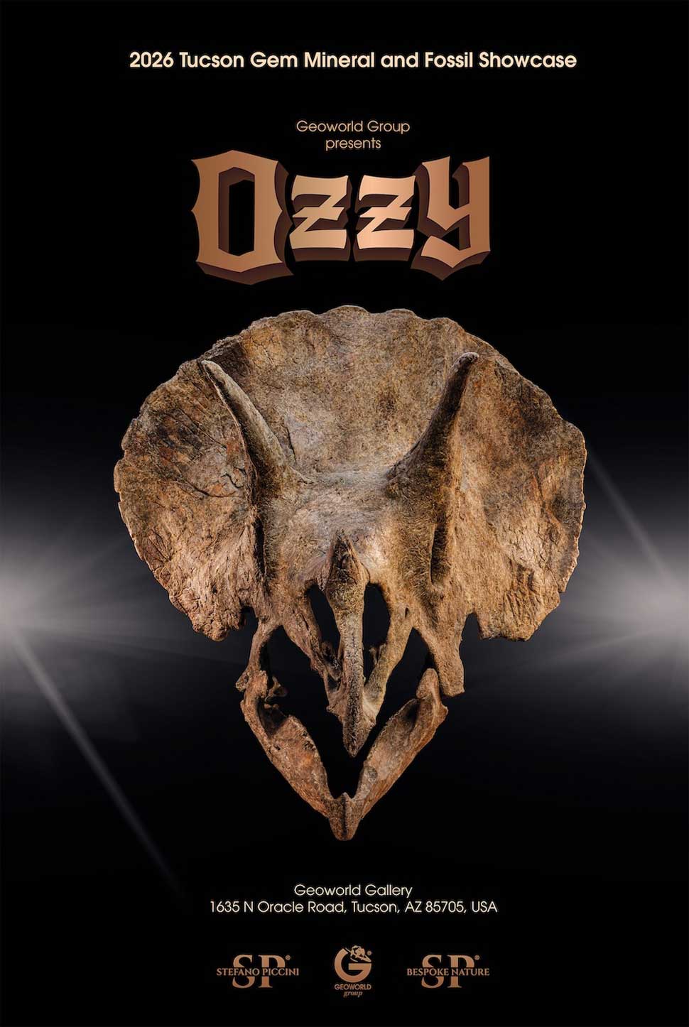 Ozzy the Triceratops poster