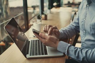 man on laptop