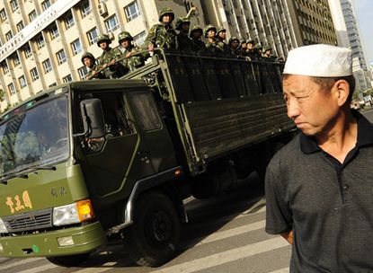 Chinese riots in Xinjiang