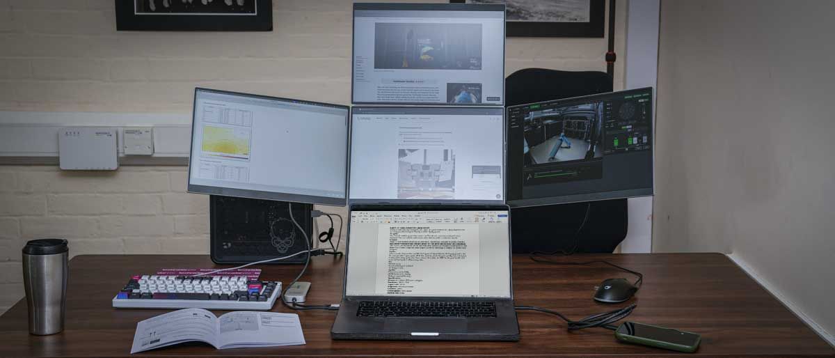 Lepow 16in Quad Monitor for Laptop review: This truly portable, backpack-friendly display system is ready to transform any workspace