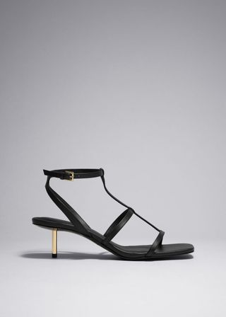 Heeled Leather Sandals