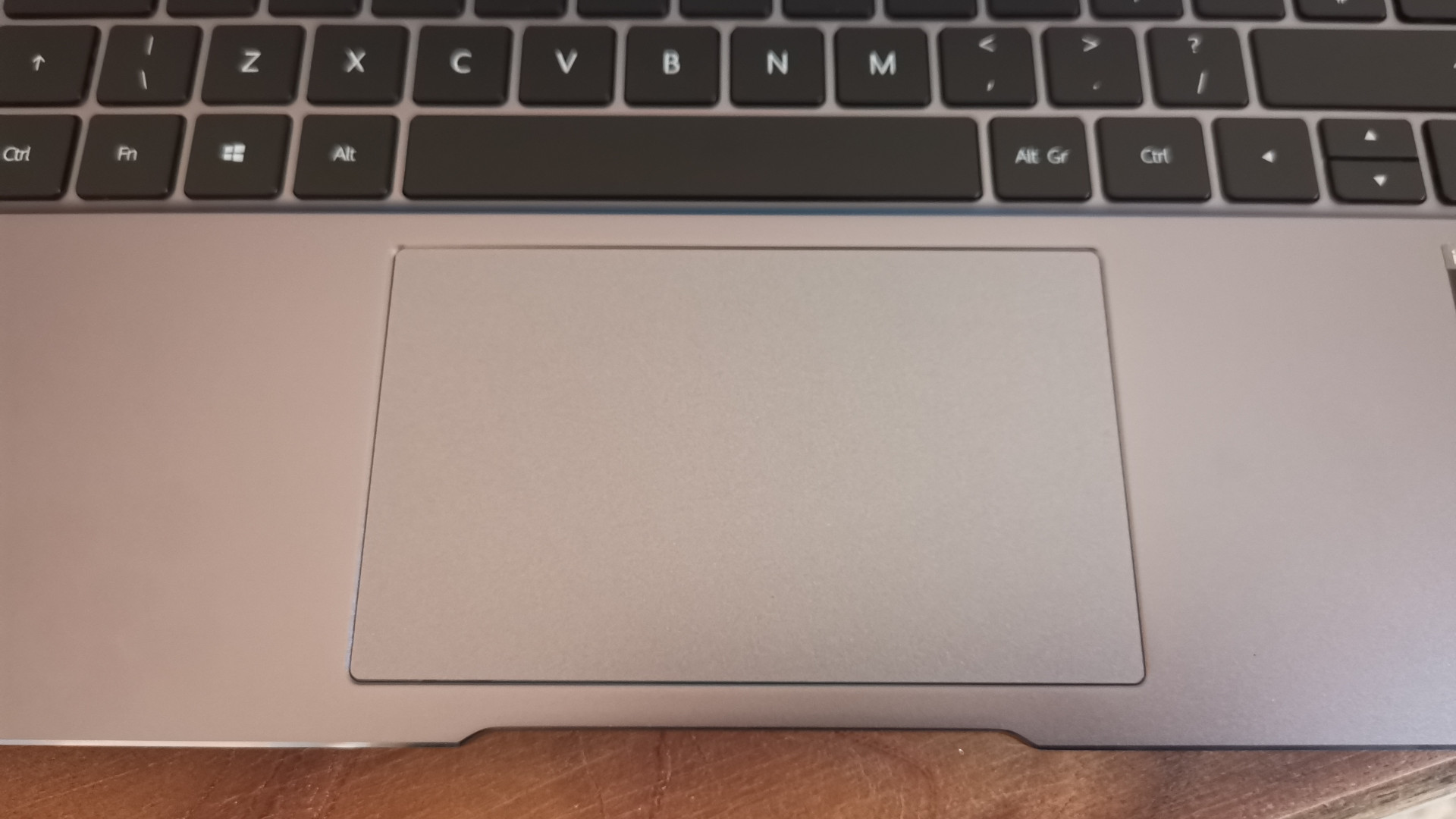 The touchpad on the Huawei MateBook 14s