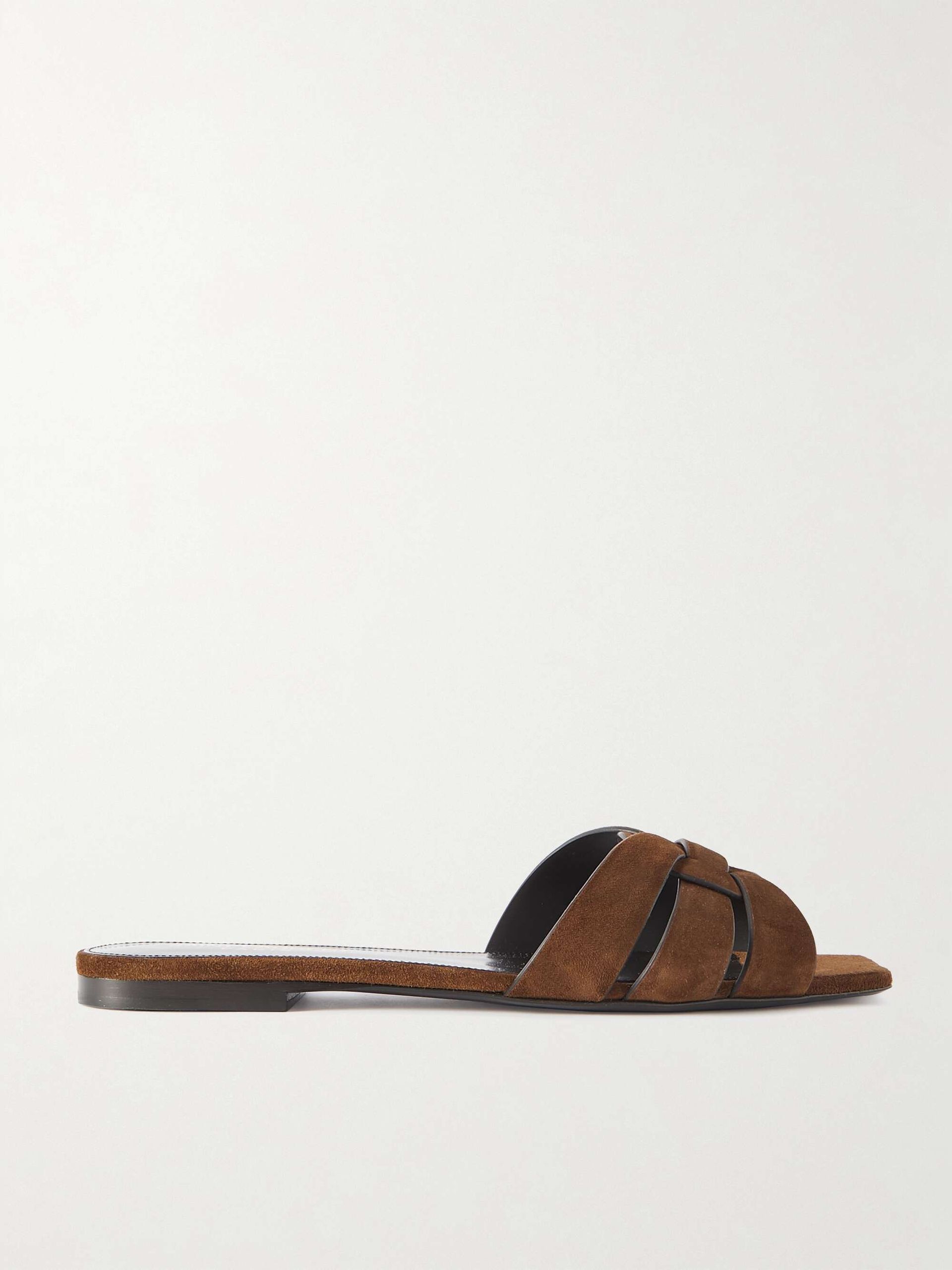 Tribute Woven Suede Slides