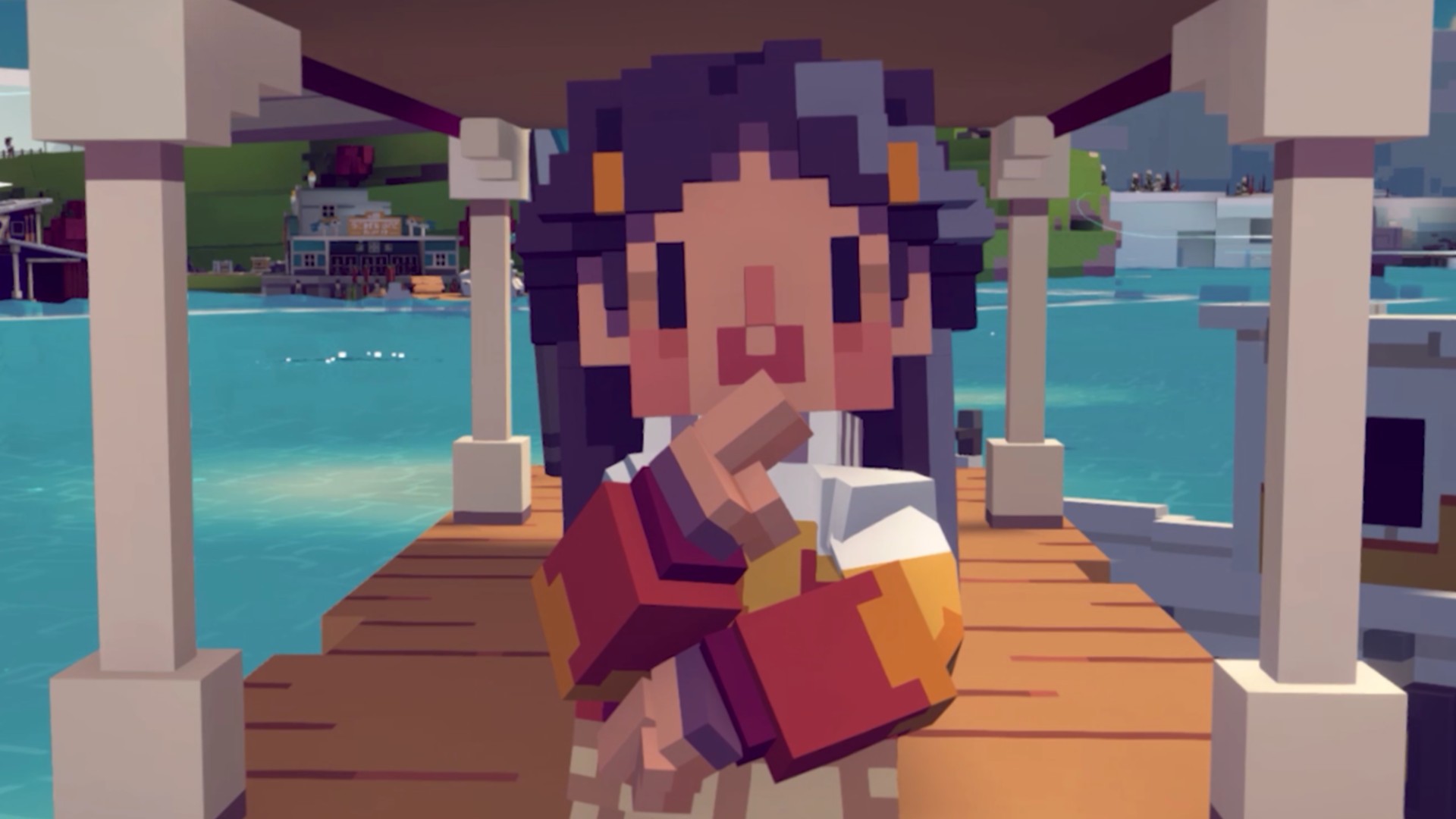  Cute voxel 'fishing RPG' Moonglow Bay is coming soon 