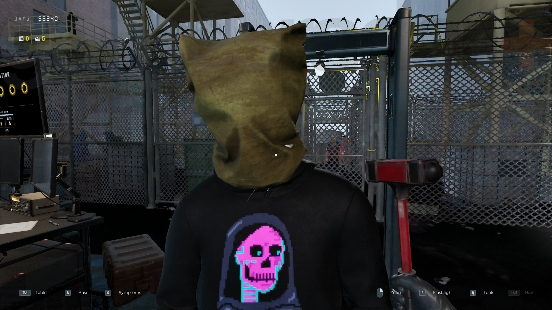 Quarantine Zone skeleton guy