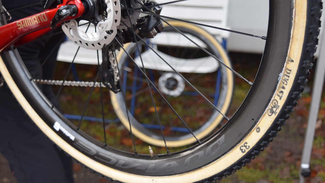 The Beobank-Corendon team ran A. Dugast Rhino tubular tyres at Zeven
